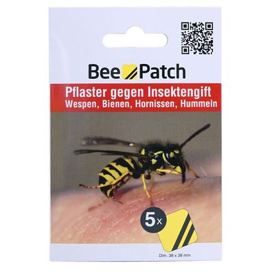 Neu Bee Patch Bienen und Wespen Pflaster 5 Stück für Camping Outdoor Survival