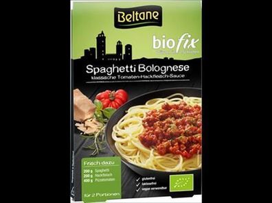 Beltane 3x Beltane Biofix Spaghetti Bolognese, vegan, glutenfrei, lactosefrei 27g