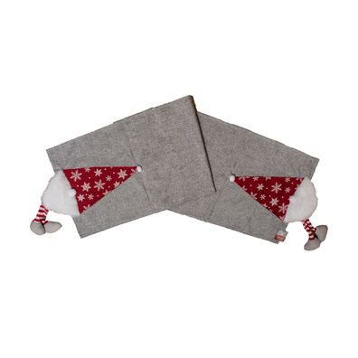 Tischläufer Weihnachtsdecke Tischdecke Mitteldecke mit Weihnachtsmann 40x140cm