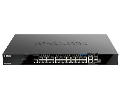 D-Link DGS 1520-28MP - Switch - L3 - Smart - 20 x 10/100/1000 (PoE+)