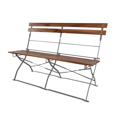 Gartenbank Biergartenbank Biergartenmöbel Parkbank Holzbank Bank B110xT48xH84cm