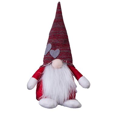 Türstopper Türhalter Türbremse Weihnachtsdeko Stopper Türsack Zwerg H33cm Rot