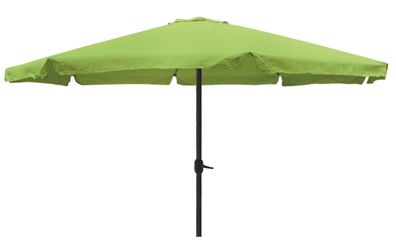 XXLSonnenschirm Kurbelschirm Ø 4m mit Kurbel Gartenschirm in Lime - Grün
