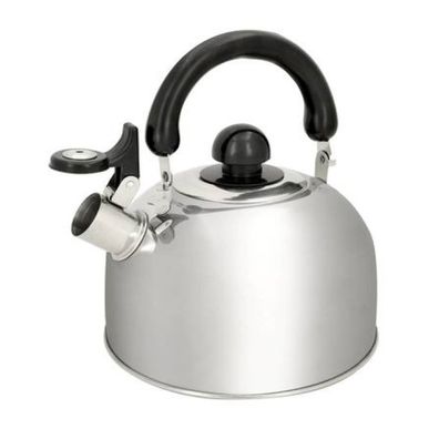 Edelstahl Wasserkessel Flötenkessel Teekessel Wasserkocher Camping 1,8L