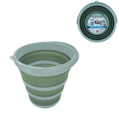 Faltbarer Silikon Putzeimer Wassereimer Eimer Angeln Camping Putzen Silikon 10L