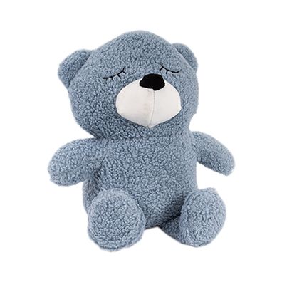 XL Türstopper Türhalter Türbremse Zuschlagbremse Teddy Blau H25cm