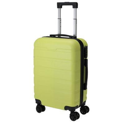 Bordcase Kabinenkoffer Koffer Trolley 32L Bordgepäck Teleskop Hartschale Grün