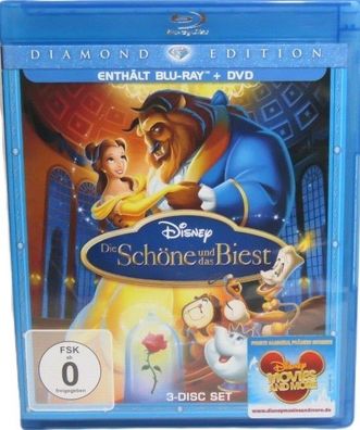 Die Schöne und das Biest - Diamond Edition - Walt Disney - 3 DiscSet - DVD & Blu-ray