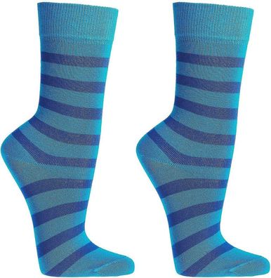 SOCKS PUR Kinder-Söckchen Bio Baumwolle „RINGEL“ 2 Paar