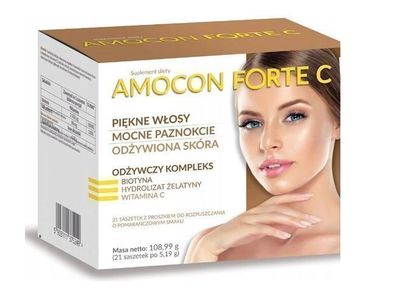 Amocon Forte C mit Orangengeschmack - Hochdosierter Vitamin C Komplex