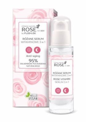 Flos-Lek Rosenvitaminserum 30 ml - Sanfte Hautpflege