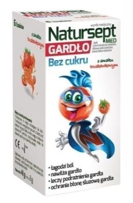 Natursept Med Gardlo lizaki ohne Zucker, 6 Stuck