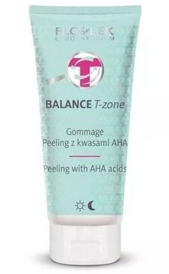 Flos-Lek Balance T-Zone Gommage Peeling, 125g - AHA-Säure Peeling