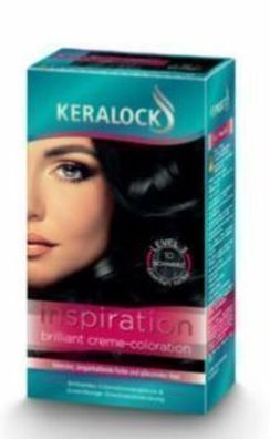 Keralock Color Creme Schwarze Haarfarbe - 100 ml