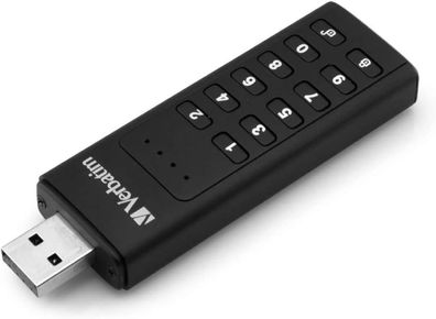 Verbatim Secure Keypad USB-Stick mit AES 256-Bit-Verschlüsselung für sicheren