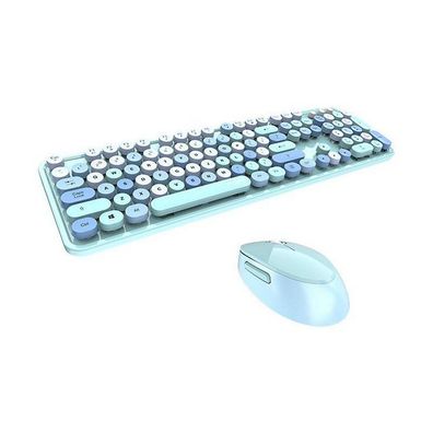 MOFII - SMK-623387AG Blue - Tastatur- und Maus-Set