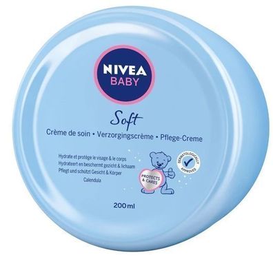 Nivea Baby Creme 200ml - Sanfte Pflege für Babys