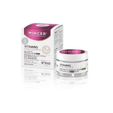 Nourishing Tages- und Nachtcreme mit Vitamin Philosophy von Mincer Pharma, 50 ml