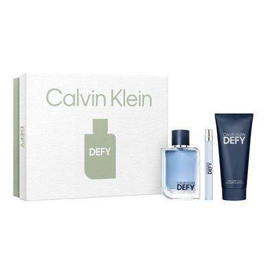 Calvin Klein Defy Geschenkset Eau de Toilette 100 ml & Duschgel 100 ml + Mini 10 ml