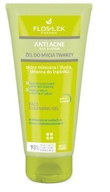 Flos-Lek Anti-Akne 24H System Reinigungsgel, 200 ml