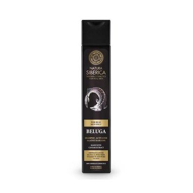 Natura Siberica Beluga Haarwuchs Aktivator Shampoo fér Herren, 250ml