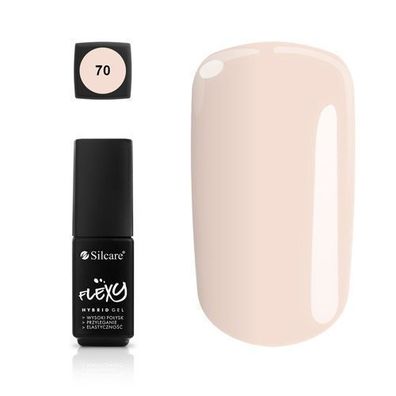 Silcare Hybrid Nagellack 70, 4,5g - Kupferrosa Glanz