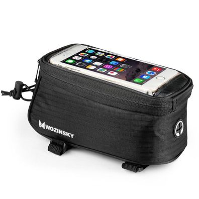Wozinsky Rahmen Handytasche für Fahrrad Rahmen Handyhülle für 6,5 Zoll 1,5L schwar