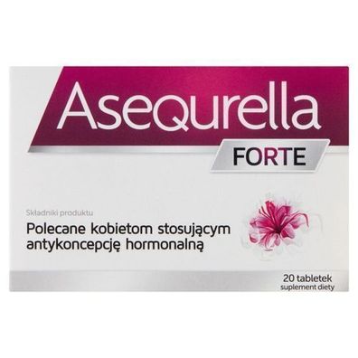 Asequrella Forte, 20 Tabletten - Nahrungsergänzungsmittel zur Unterstétzung der Gesun