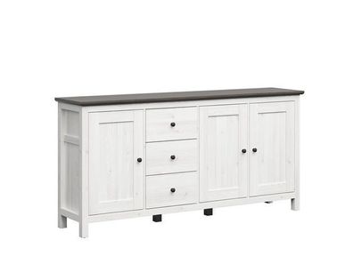 Kommode mit Schubladen Hesen - Schubladenschrank - Sideboard - Weiß