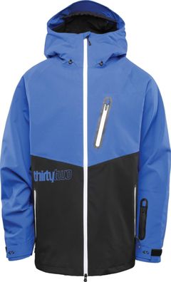 Thirtytwo Snow Jacke Grasser black/blue - Größe: L