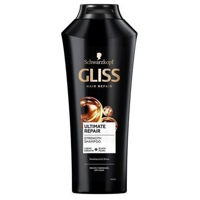 Schwarzkopf Gliss Kur Ultimate Repair Shampoo, 400 ml - Intensivpflege fér stark gesc