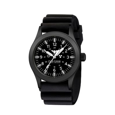 KHS - KHS. Plabssf. DB - Armbanduhr - Herren - Platoon Black Steel Solar