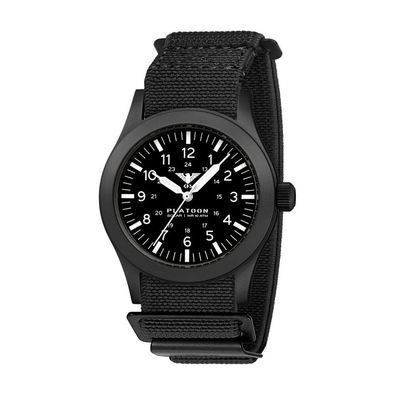 KHS - KHS. PLABSS. DFB - Armbanduhr - Herren - Solar - Platoon Black Steel Solar