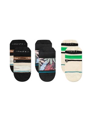 STANCE Kids 3er Pack Socken Trailbound black 1-2 Jahre - Größe in Monate