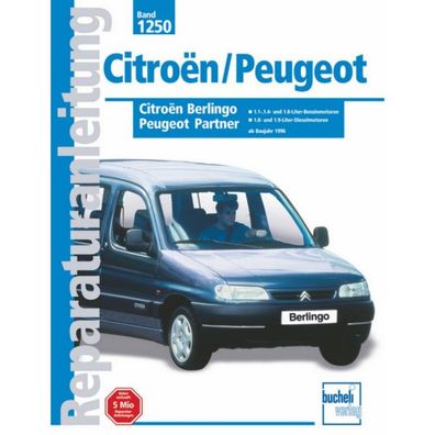 Peugeot Partner 1998-2001 Reparaturanleitung/Handbuch Bucheli Verlag