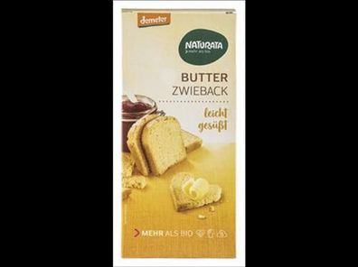 Naturata 6x Butter-Zwieback, leicht gesüßt 150g