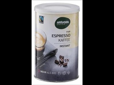 Naturata 3x Espresso Bohnenkaffee, instant, Dose 100g