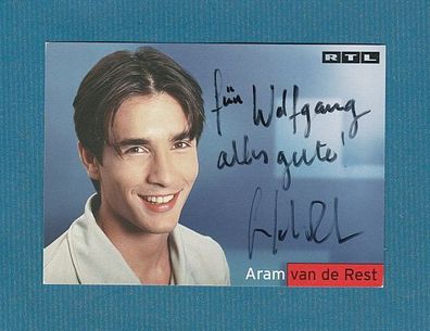 Aram van de Rest (niederländischer Schauspieler und Regisseur ) - persönlich signiert