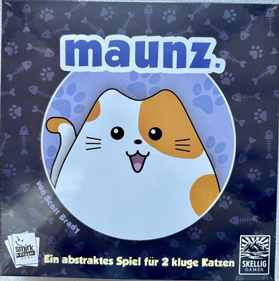 Maunz. Skellig Games Brettspiel Familienspiel Kinderspiel Strategiespiel Katzen