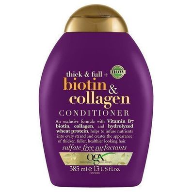 OGX Biotin & Collagen Conditioner, 385 ml