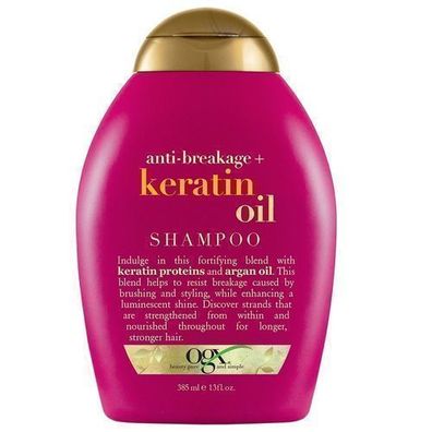 OGX Anti-Breakage Keratin Oil Shampoo, 385 ml