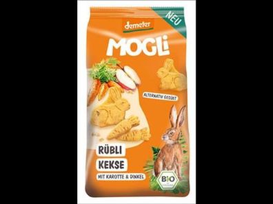 MOGLi Naturkost GmbH Rübli Kekse mit Karotte und Dinkel 125g