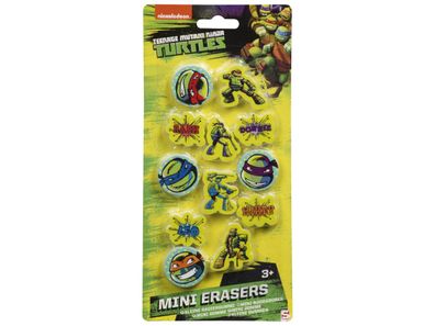 Radiergummi Ninja 12 Stück auf Blister verschiedene Motive