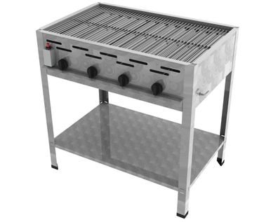 ChattenGlut Gastrobräter 4-flammig 18kW mit Edelstahlrost