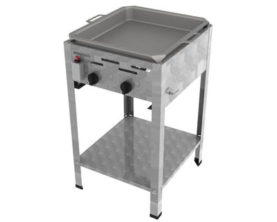 ChattenGlut Gastrobräter 2-flammig 7,3kW mit Pfanne