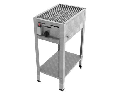 ChattenGlut Gastrobräter 1-flammig 4,5kW mit Einzelne Edelstahlstäbe als Rost