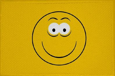 Aufnäher Smily Motiv Nr. 9 Flagge Patch 9 x 6 cm