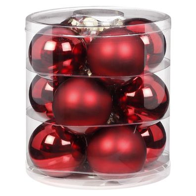 Weihnachtskugeln 12 Stk 8cm Chianti