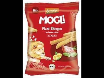 MOGLi Naturkost GmbH 6x Pizza Stangen mit Tomate und Käse 75g