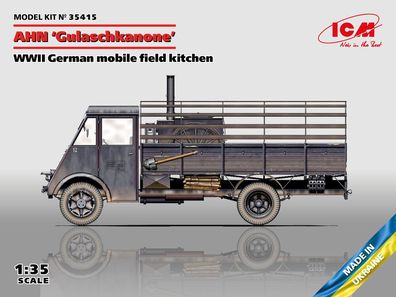 ICM 1:35 35415 AHN Gulaschkanone, WWII German mobile field kitchen - NEU